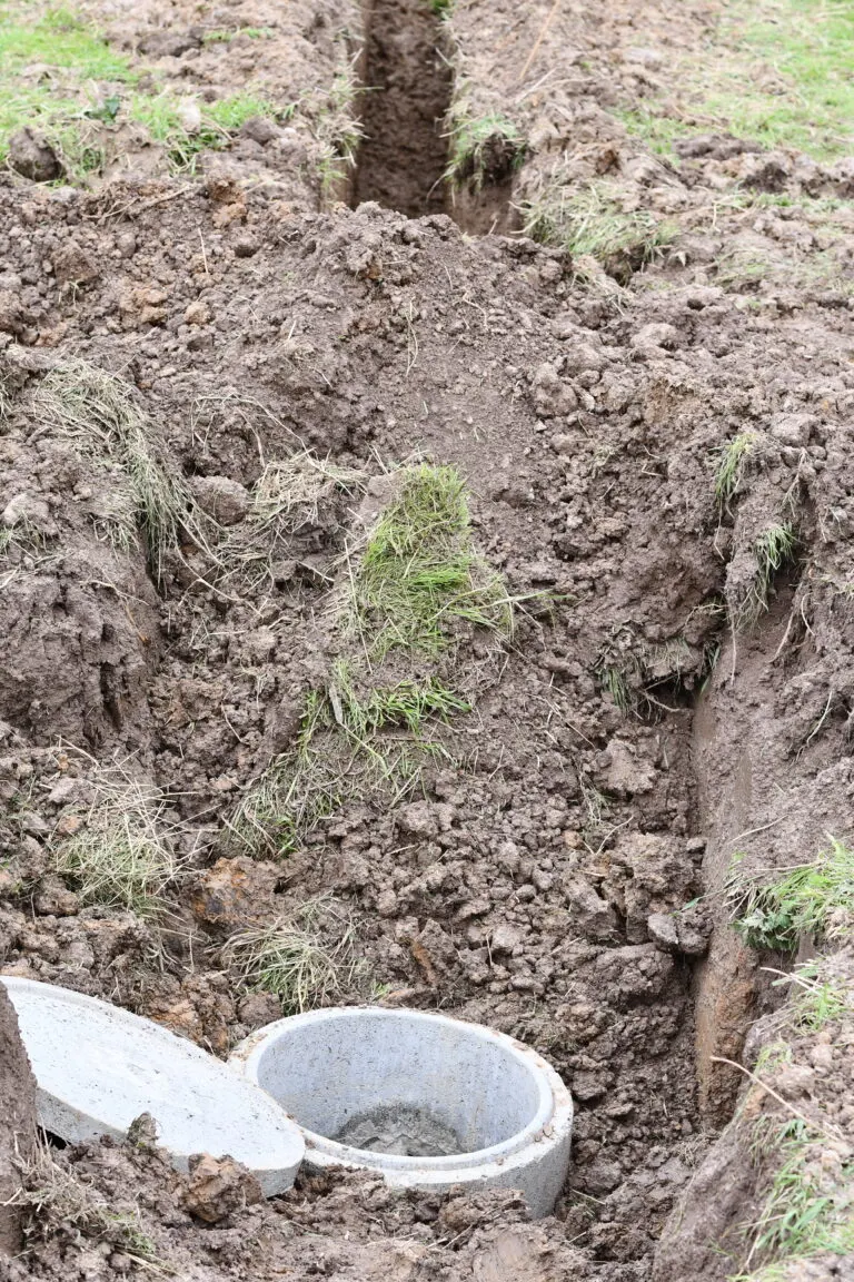 Détail des travaux de pose de drains présentés par Soléo